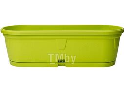 Ящик балконный для цветов Gerber (Гербера) 50x15 см с поддоном, DRINA (без возможности выбора цвета)