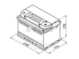 Аккумулятор BOSCH 0092S40070
