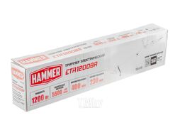 Триммер Hammer ETR1200BR 1200Вт верхний двигатель, прямая штанга, нож + леска 2,4мм