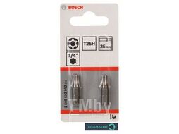 Насадка-бита для шурупов Security-Torx Extra-Hart T25H 25мм (2шт) 2.608.522.012 BOSCH