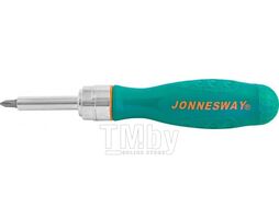Рукоятка отверточная трещоточная в наборе с битами, 19 предметов Jonnesway DR0119S