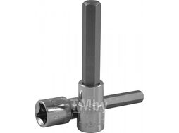 Насадка торцевая 1/2"DR с вставкой-битой шестигранной, Н9, 100 мм Ombra 121209