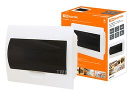 Бокс ЩРВ-П-12модулей встраиваемый пластик IP41 TDM