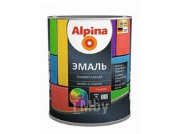 Эмаль универсальная Alpina глянцевая, слоновая кость 0,75л/0,88кг 948103708