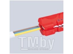 Инструмент для снятия оболочки с плоского и круглого кабеля 125мм (Knipex) 1664125SB