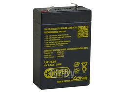 Аккумуляторная батарея Kiper GP-628 F1 6V/2.8Ah