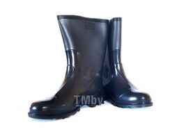 Сапоги ПВХ мужские М-120 р-р 46 черные укороченные