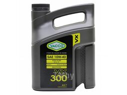 Масло моторное полусинтетическое 4 л - ACEA A3/B4 ,API SL/CF MB 229.1 ,VW 501.01/505.00 YACCO 10W40 VX 300/4