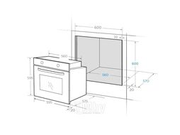 Духовой шкаф Midea MO 68111X