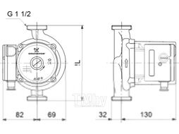 Циркуляционный насос Grundfos UPS 25-120 180 (52588336)