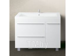 Тумба под умывальник 1Марка Соната 90Н / У51042 (белый глянец)
