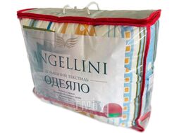 Одеяло Angellini 5с314п (140x205, белый/голубые полоски)