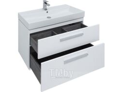 Тумба под умывальник Aquanet Nova 100 / 243659 (с 2 ящиками)