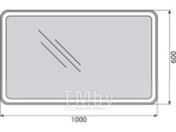 Зеркало BelBagno SPC-MAR-1000-600-LED-TCH