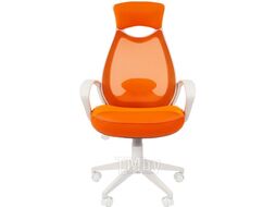 Кресло офисное Chairman 840 (белый/оранжевый)
