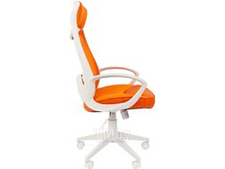 Кресло офисное Chairman 840 (белый/оранжевый)