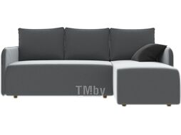 Диван угловой Divanta Токио 140 с шезлонгом 3224-26 правый (Avelina 9502-7006)