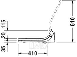 Сиденье для унитаза Duravit Starck SensoWash (610001002000300)