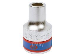 Головка торцевая стандартная двенадцатигранная KING TONY 1/2", 8 мм 433008M