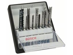 Набор ROBUST Line пилок к лобзику Wood and Metal (-10-) с-T-образным хвостовиком, BOSCH