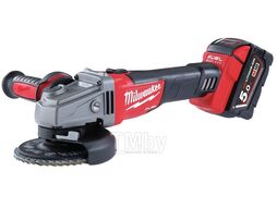 УШМ (болгарка) аккумуляторная MILWAUKEE M18 CAG125X-502С FUEL (Li-Ion5Ач) 4933448866