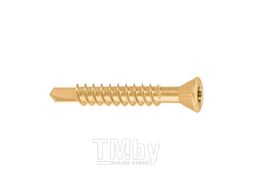 Шуруп для полов и паркета 3.2х20 мм желтый цинк TORX10 (50 шт в зип-локе) STARFIX
