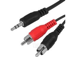 Шнур стерео 3,5 мм - 2 RCA, 1.5 м REXANT