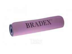 Коврики для йоги двухслойный Bradex 183x61x0,6 TPE SF 0402 фиолетовый