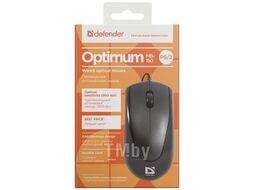 Проводная оптическая мышь Defender Optimum 3 кнопки, 800 dpi MB-150 PS/2 черный