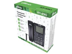 Проводной телефон Ritmix RT-490 Black