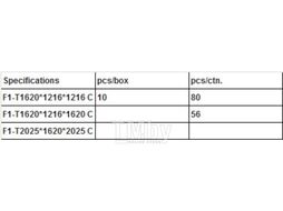 Тройник Rifeng F1-T2632x2632x2632 резьбовые фитинги (латунь) (F1-T2632x2632x2632)