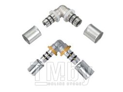 Угольник перех. Rifeng F5-L2025x1216 пресс-фитинг (никель) (F5-L2025x1216)