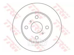 Тормозной диск Toyota Yaris (12.2001-) F TRW DF4112