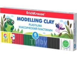 Пластилин Erich Krause со стеком / 50545 (6цв)