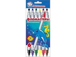 Фломастеры Hatber Морская семейка / Fd06-21 (6цв)