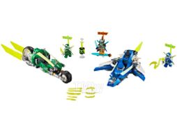 Конструктор Lego Ninjago Скоростные машины Джея и Ллойда 71709