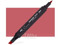 Маркер художественный Сонет Twin Brush / 211-R323 (красный/фиолетовый тусклый)