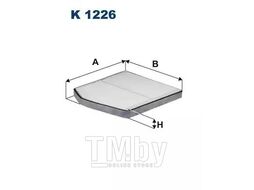 Фильтр салонный Volvo C70, S60, S70, S80, V70, XC70, XC90 FILTRON K1226