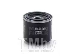 Фильтр масляный Daihatsu all models <92 MANN-FILTER W811/81