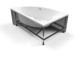 Ванна акриловая Cersanit Kaliope 153x100 R (с каркасом и экраном)
