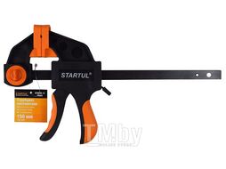 Струбцина пистолетная 150х60мм STARTUL PROFI (ST9026-15) (быстрозажимная, мягкие накладки)
