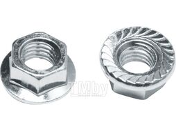 Гайка М12 с фланцем, цинк, кл.пр. 6, DIN 6923 (5 шт) STARFIX (SMZ1-66047-5)