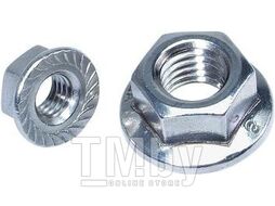 Гайка М12 с фланцем, цинк, кл.пр. 6, DIN 6923 (5 шт) STARFIX (SMZ1-66047-5)