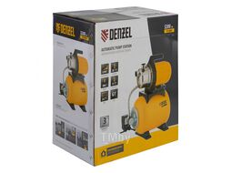 Насосная станция PS800X 800 Вт, 3200 л/ч, ресивер 24 л, подъем 38 м, нержавейка Denzel 97210