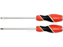 Отвертки ударные (набор 2пр.) CrV6150 HRC52 Yato YT-25998