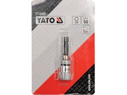 Держатель магнитный быстросъемный 60мм для бит 1/4" Yato YT-0466