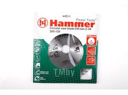 Диск пильный Hammer Flex 205-120 CSB WD 250мм*48*30/20/16мм по дереву