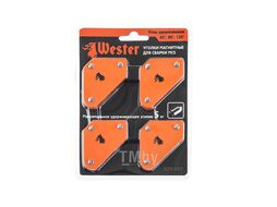 Уголки магнитные для сварки WESTER MCS (4 шт.) 829-001, углы 45, 90, 135, 5кг
