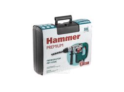 Перфоратор HAMMER PRT1350C PREMIUM 1350Вт SDS MAX 38мм 560об/мин 9.0Дж 2 режима кейс