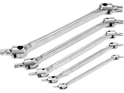 Ключи гаечные шарнирные Torx T15-T60 (набор 5шт) Yato YT-05320